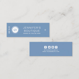Clothing Tags Small Business Blue Price Tags
