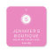 Clothing Tags Small Business Pink White