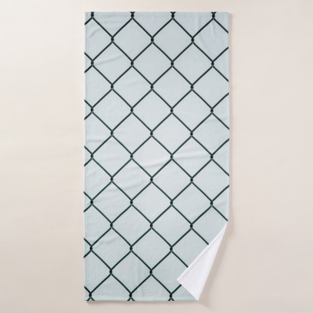 Clôture de chaîne en métal noir (Serviette de bain)