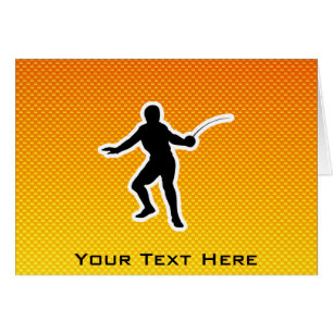 Clôture jaune-orange