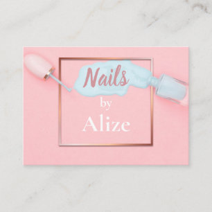 Clou élégant de carte de visite tecnician, salon