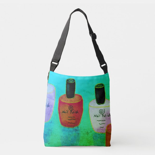 Clou polonais Abstrait Art Nail Tech Sac fourre-to (Devant)