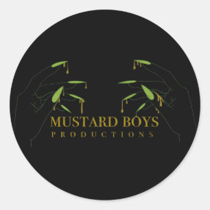 clou vert Mustard Boys Productions autocollant