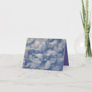 Cloud #8 Folded Greeting Card