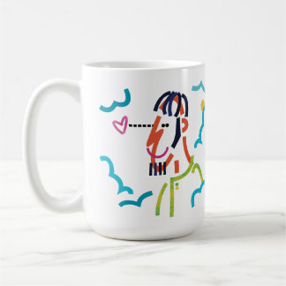 Cloud 9 Abstract Modern Art Illustration Mug