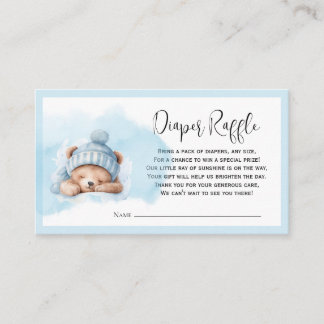 Cloud 9 Baby shower Ours Déchets Carte Raffin
