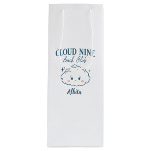 cloud 9 bachelorette party  wine gift bag