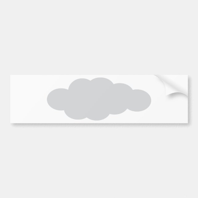 cloud 9 bumper sticker (Front)