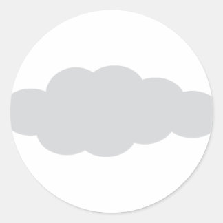 cloud 9 classic round sticker