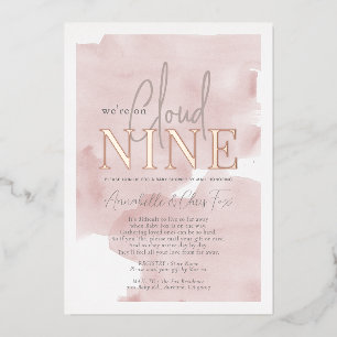 Cloud 9 Pink Sky Girl Baby Shower by Mail