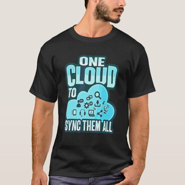 Cloud Administrator for a Cloud devops engineer 6 T-Shirt (Front)