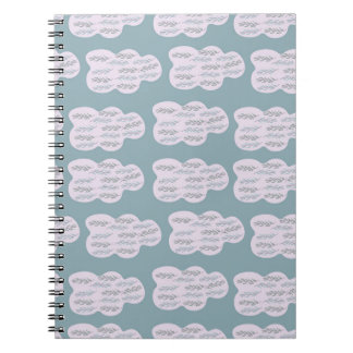 cloud and branch pattern notebook