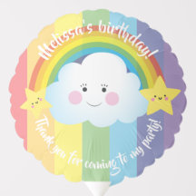 Cloud and Rainbow Children Birthday party