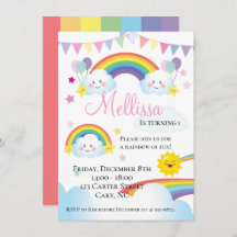 Cloud and Rainbow Children Birthday party
