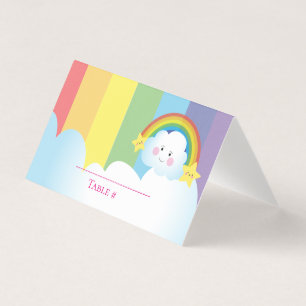 Cloud and Rainbow Children Birthday personalized
