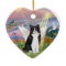 Cloud Angel - Black & White Cat Angel