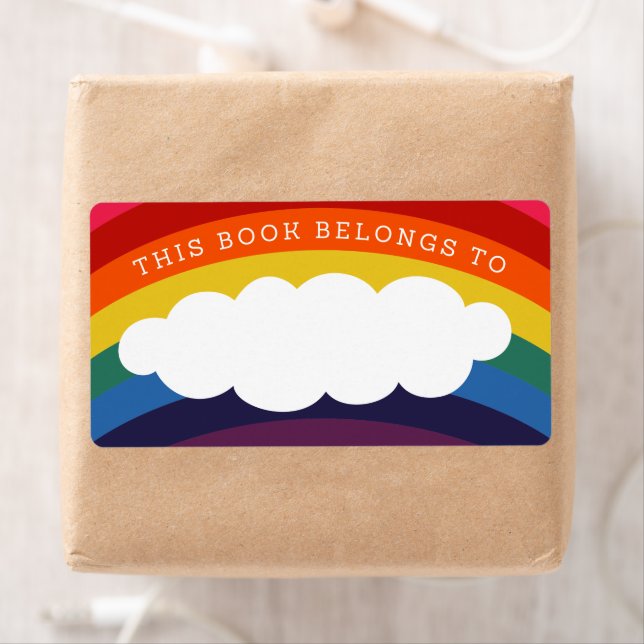 Cloud arc-en-ciel rétro (En situation)