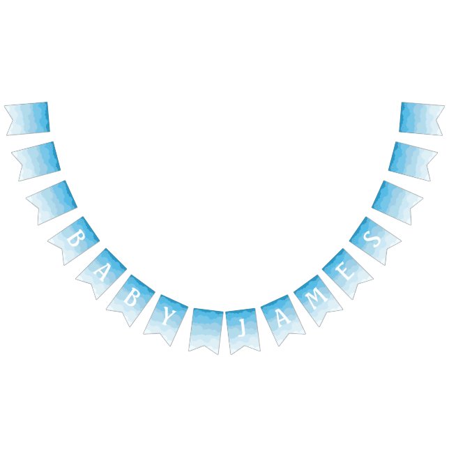 Cloud Baby Shower Bunting Flags (All)