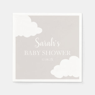 Cloud Baby Shower Napkins