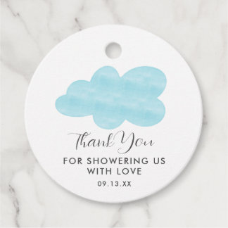 Cloud Baby Shower Thank You  Favour Tags