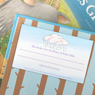 Cloud baby sprinkle watercolor book competition sticker