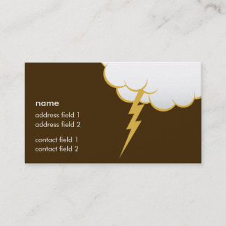 Cloud Bang | Butter Rum Business Card