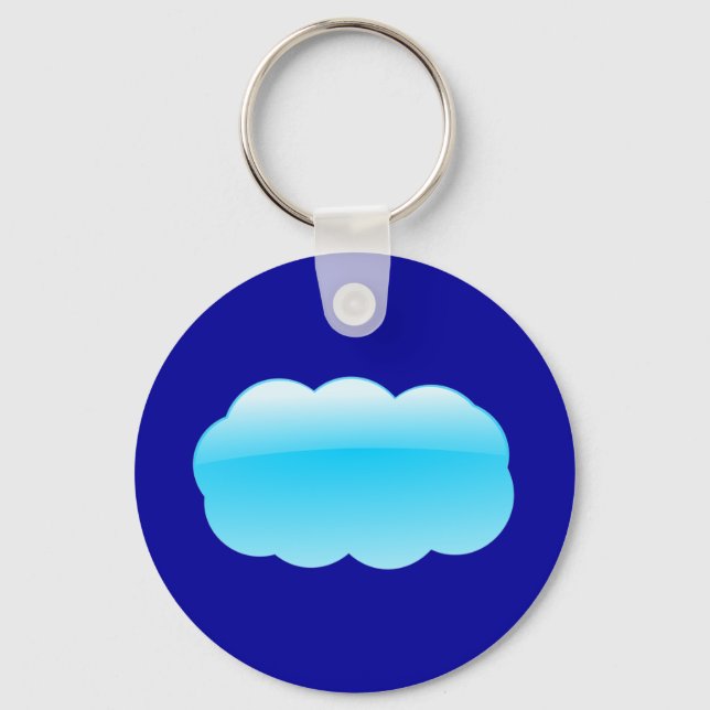 Cloud Based Symbol Keychain (Front)