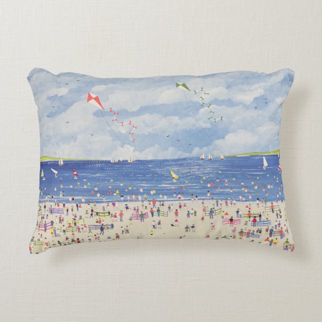 Cloud Beach Decorative Pillow (Front)
