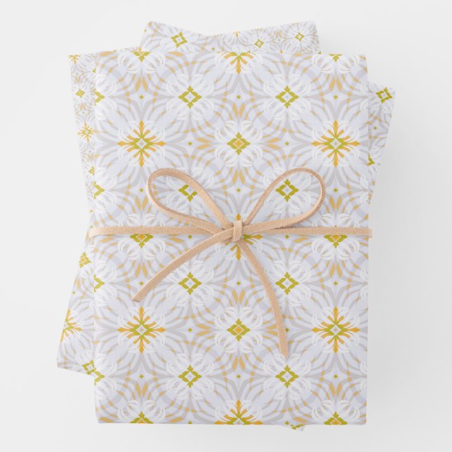 Cloud blanc Infinity Star Ensemble de papier d'env (En situation)