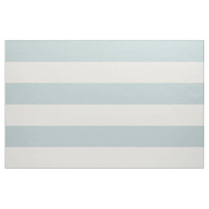 Cloud Blue and Ivory Wide Stripes Large Scale Fabric