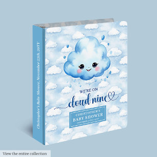 Cloud branché Neuf Baby shower Classeur personnali