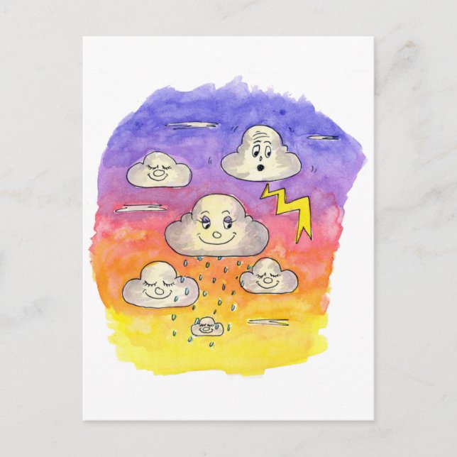 Cloud Burp Postcard (Front)