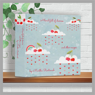cloud cherries recipe binder personal cookbook