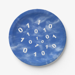 Cloud Computing Data Paper Plates