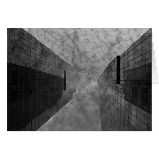 Cloud Cover / noir, carte (Devant horizontal)