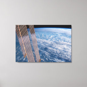 Cloud-Covered Tasman And Coral Seas. Canvas Print