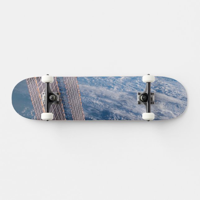 Cloud-Covered Tasman And Coral Seas. Skateboard (Horz)
