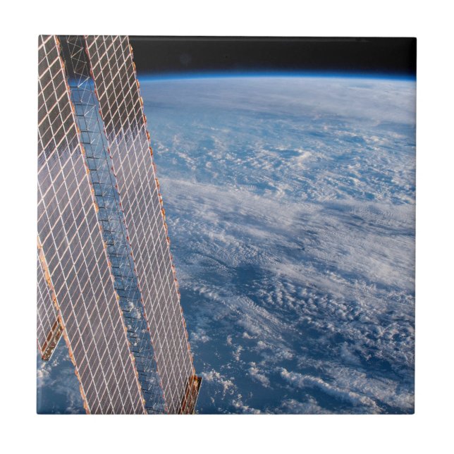 Cloud-Covered Tasman And Coral Seas. Tile (Front)