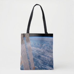Cloud-Covered Tasman And Coral Seas. Tote Bag