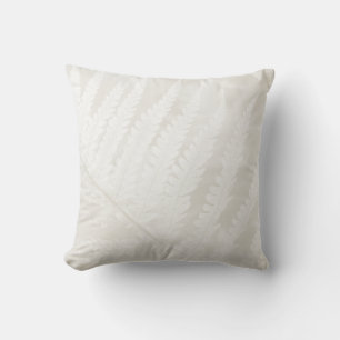 Cloud Dancer Botanic Foliage Throw Pillow