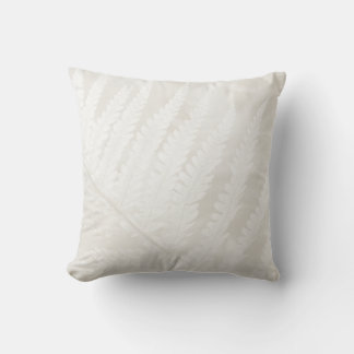 Cloud Dancer Botanic Foliage Throw Pillow