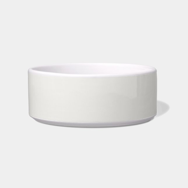Cloud Dancer Colour Off-white Neutral Grey Plain  Bowl (Front)