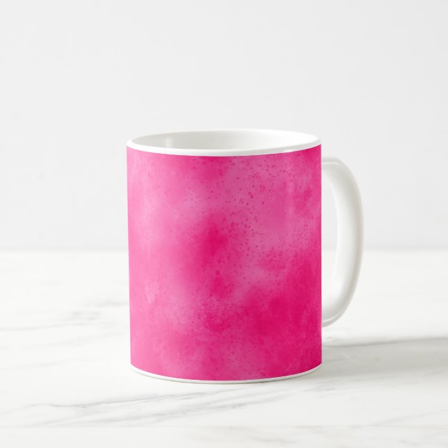 Cloud Effect Magenta Coffee Mug (Front Right)