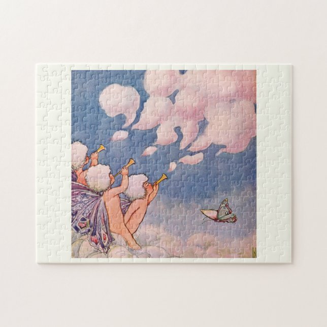 Cloud Faeries Making Clouds Jigsaw Puzzle (Horizontal)