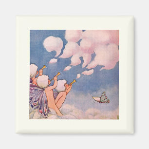 Cloud Faeries Making Clouds Magnet