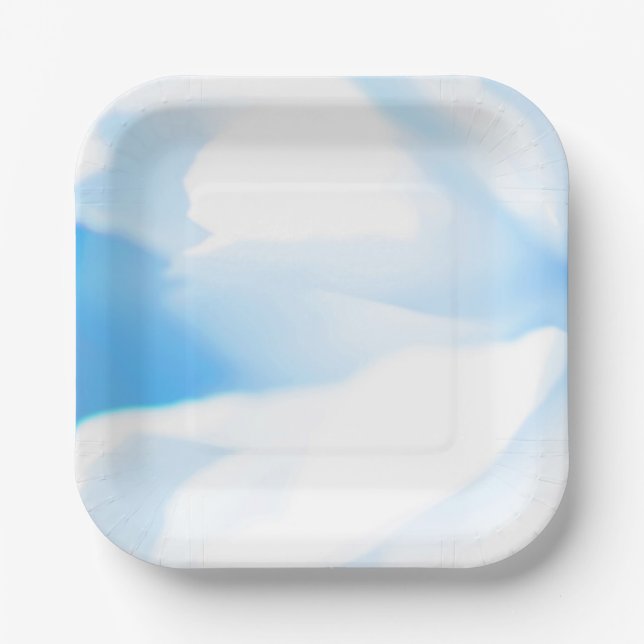 Cloud Flower Paper Plate (Front)