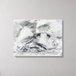 Cloud formation over the Black Sea Canvas Print