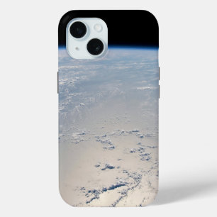 Cloud Formations Surrounding Sunglint Off Pacific iPhone 15 Case