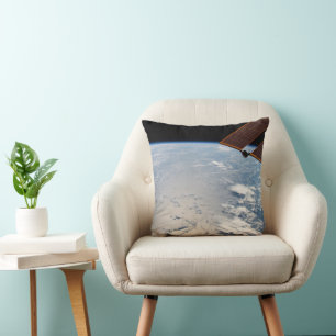 Cloud Formations Surrounding Sunglint Off Pacific Throw Pillow