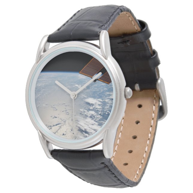 Cloud Formations Surrounding Sunglint Off Pacific Watch (Angled)
